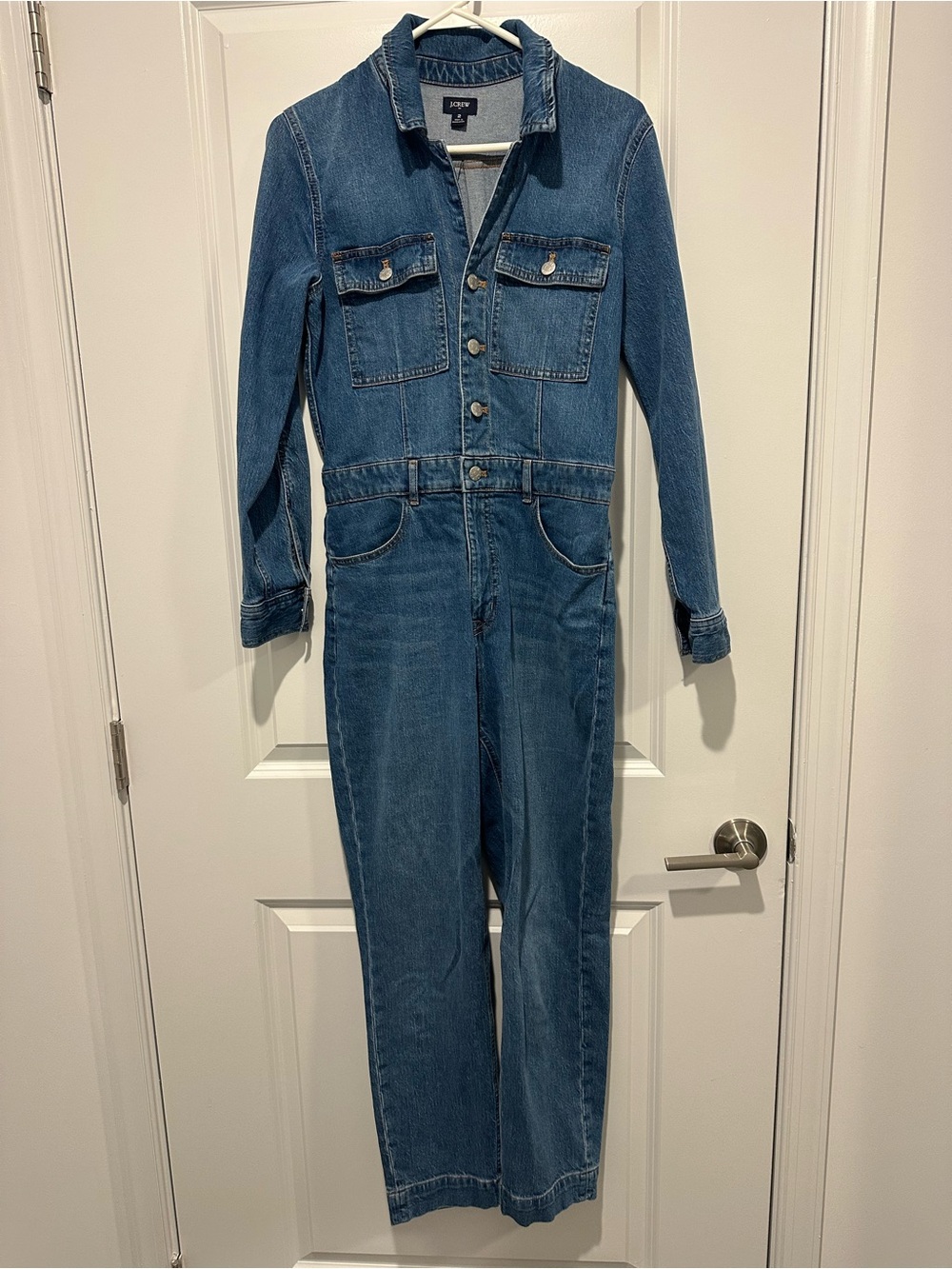 J CREW Classic Denim Jumpsuit